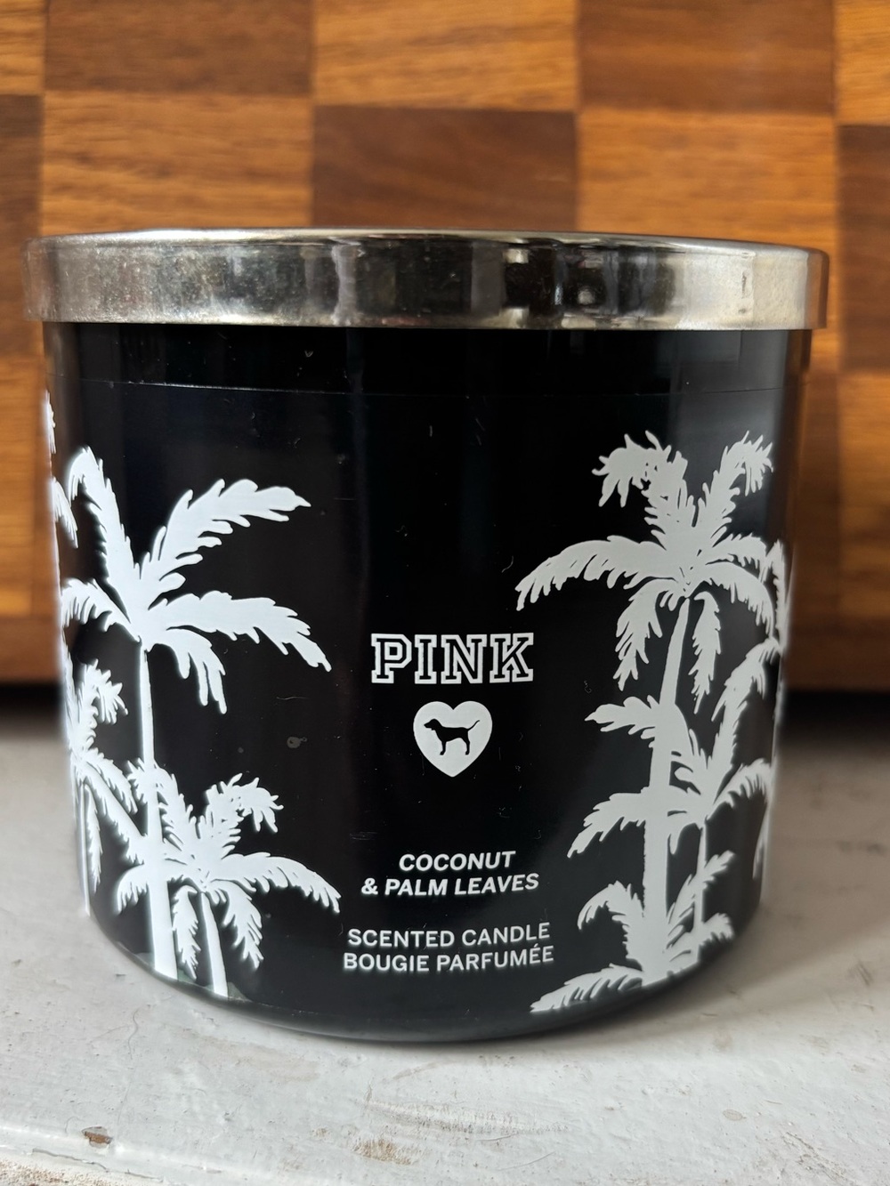 PINK Victoria's Secret Coconut & Palm Leaves Scented Candle — New